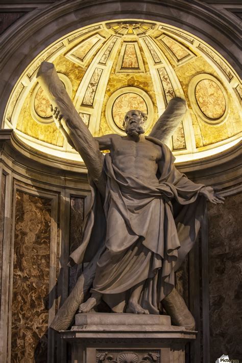 Statue of Saint Andrew, St. Peter's Basilica; Rome, Italy - PacificStock