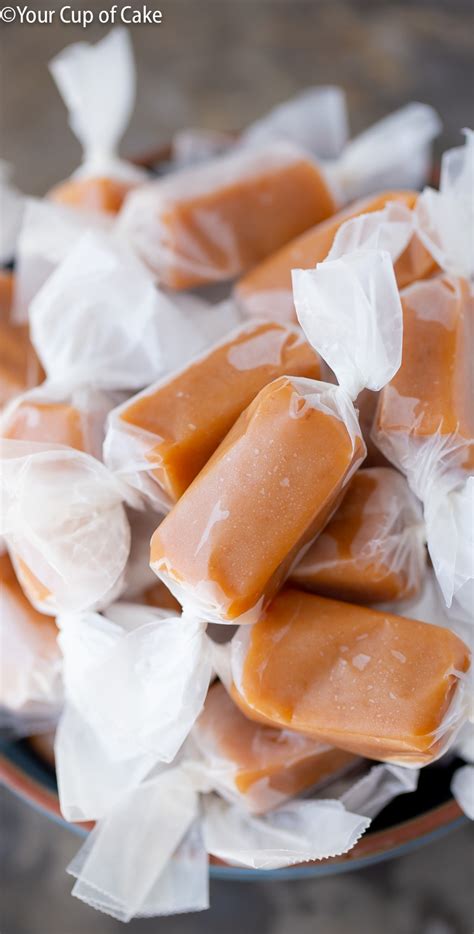 The BEST Soft Homemade Caramels - Your Cup of Cake