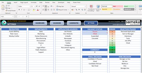 Recruitment Plan Template Excel