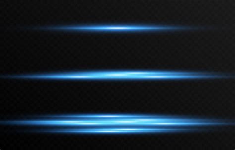 Premium Vector | Set of vector glowing lines horizontal glowing lines png magic glow line light ...