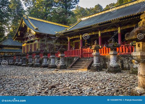 Architecture of Toshogu Shrine Temple in Nikko, Japan Editorial Image ...