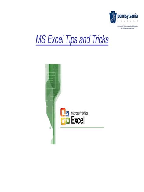 24 Excel Tips and Tricks | PDF