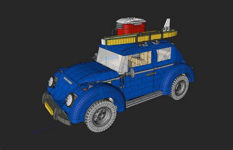 ArtStation - Lego car beetle | Resources