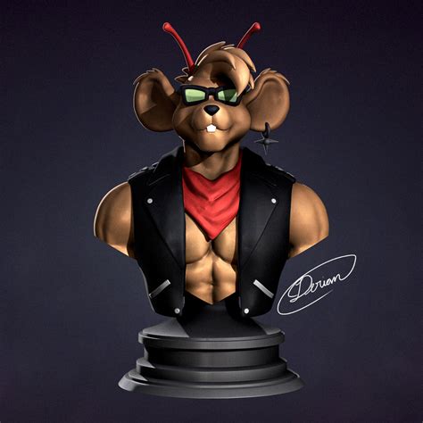 ArtStation - Biker Mice from Mars - 3D printing gift for fans!