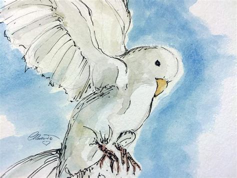 Watercolor Dove at GetDrawings | Free download