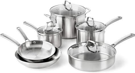 stainless steel pots and pans