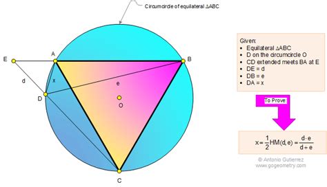 Geometry Problem 1126: Equilateral Triangle, Circumcircle, Metric ...