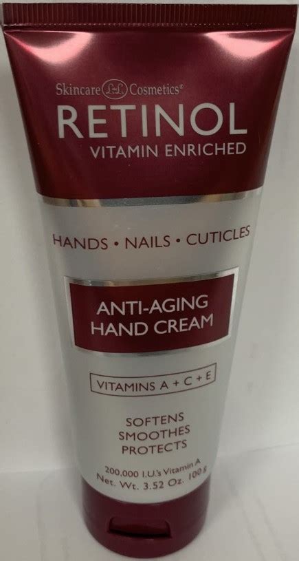 Retinol Anti-Aging Hand Cream 3.52 oz.-088634464054