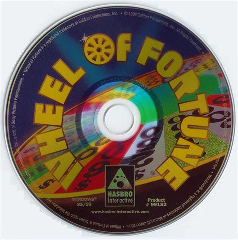 Wheel of Fortune (1998) Windows box cover art - MobyGames