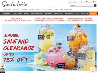 Sur La Table Coupons & Promo Codes