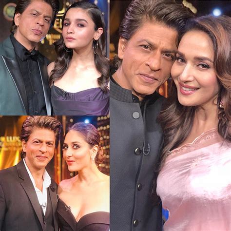 Shah Rukh Khan reunites with his leading ladies Madhuri Dixit, Alia Bhatt and Kareena Kapoor ...