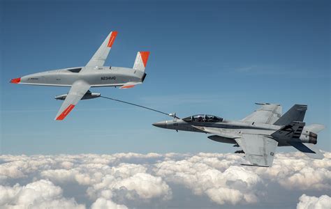 MQ-25 Becomes First Unmanned Aircraft to Refuel Another Aircraft - Asia ...