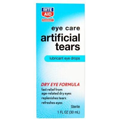 Rite Aid Artificial Tears, Lubricant Eye Drops 1 Oz. | Rite Aid