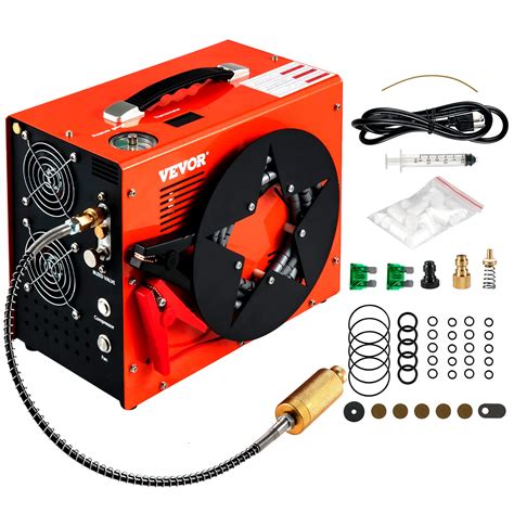 Buy VEVOR PCP Air Compressor, Auto-stop Powered by DC 12V Car or Home AC 110V/220V, 4500Psi ...