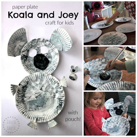 Koala and joey craft for kids – Danya Banya