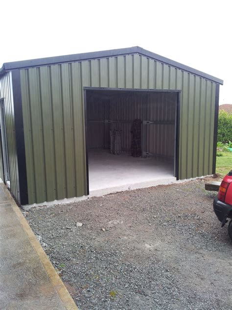 Strong Steel Garages Dublin | Steel Frame Garage 5m x 6m