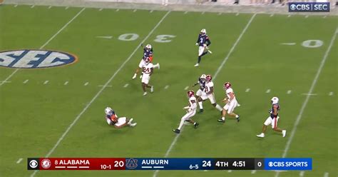 Alabama scores incredible go-ahead touchdown after capitalizing on ...