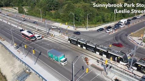 Eglinton LRT Vehicles Are Finally Being Tested On The Tracks - Narcity