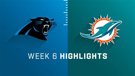 Carolina Panthers vs. Miami Dolphins highlights | Week 6