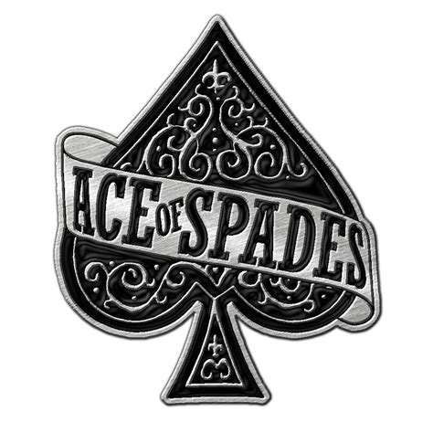 Motorhead Ace Of Spades Logo Metal Button Pin Badge Official New | eBay