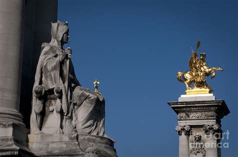 Statues on Pont Alexandre III Photograph by Marina Farr - Fine Art America