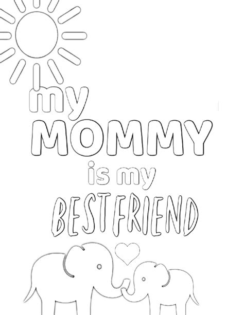 Best Mom Coloring Pages Pdf - Coloringfolder.com