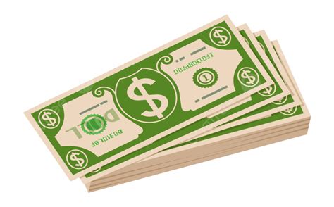 Money Dollar Cash Vector Hd PNG Images, Dollar Bill Stack Cash Money, Dollar, Bill, Savings PNG ...