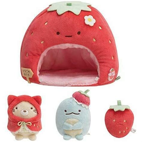 Sumikko Gurashi Cafe Sumikko De Strawberry Fair Sumikko House My47101 | Cute toys, Cute stuffed ...