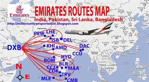 trans indonesia: Rute Penerbangan Emirates