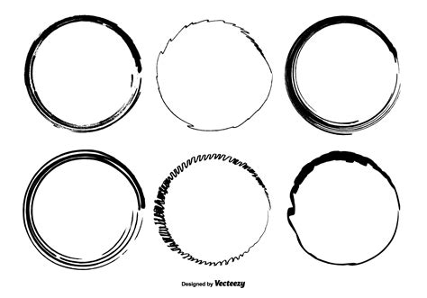 Hand Drawn Circle Vector Shapes - Download Free Vector Art, Stock ...