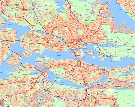 Maps of Stockholm | Detailed map of Stockholm in English | Maps of ...