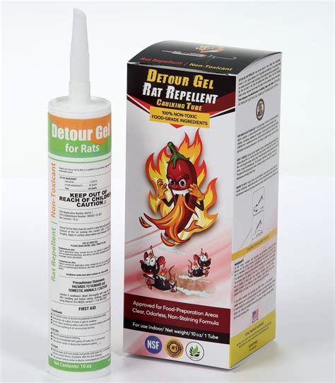 DETOUR GEL FOR RATS | Professional Grade Rat Mice Rodent Repellent | NSF-Approved for Food ...