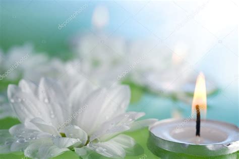 Floating Flowers And Candles — Stock Photo © Subbotina #10685270