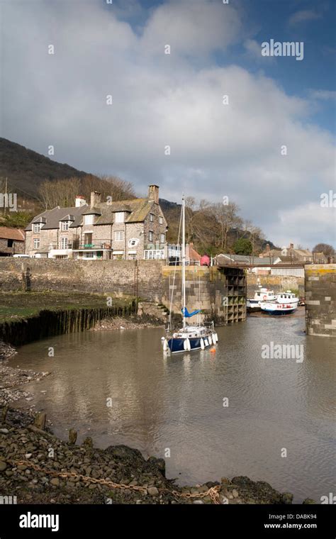 Porlock Weir; Somerset; UK Stock Photo - Alamy