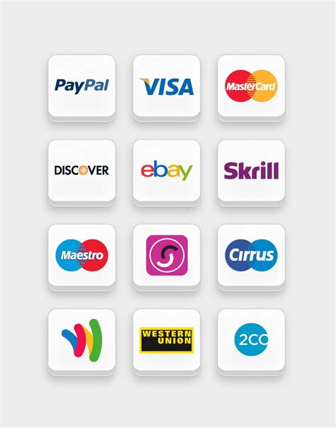 Free Payment Method & Credit Card Icon Set