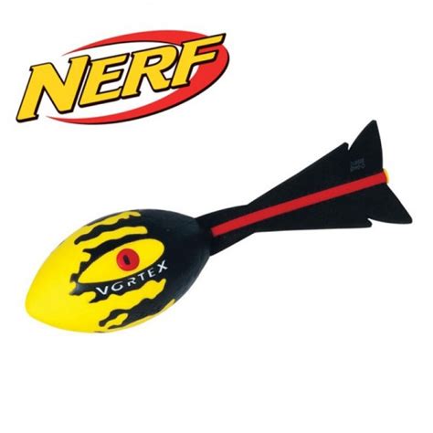 Nerf Vortex Howler Footbal Yellow with Black & Red - Toys City Australia Online