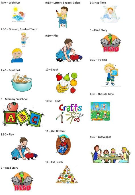 Our 7 Acres: Creating a toddler/preschooler daily schedule | For the ...