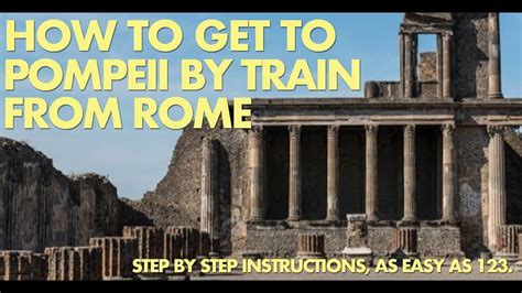 How to get to Pompeii by train from Rome - YouTube