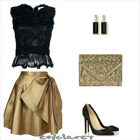 black and gold casual outfits for ladies | Dresses Images 2022