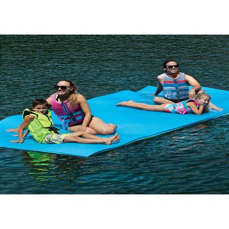 Floating Water Pad 8.5 x 6 Water Sports Mat Float Island Oasis Utility Mats - Walmart.com in ...