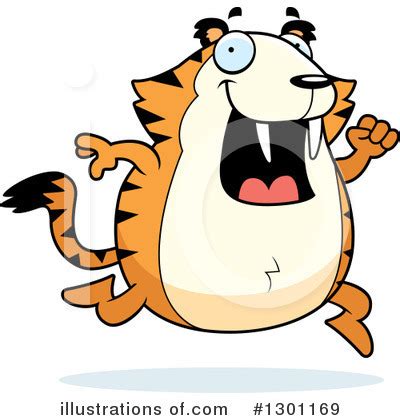 Sabertooth Tiger Clipart #432878 - Illustration by BNP Design Studio