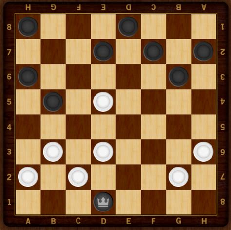 Play Checkers Board Game Online for Free: One and Two Player HTML ...