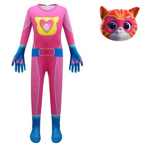 CHMORA SuperKitties Costumes, Cartoon SuperKitties Cosplay Costumes for Fans, Halloween ...