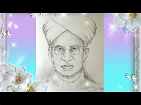 Dr Sarvepalli Radhakrishnan Pencil Drawing - pencildrawing2019