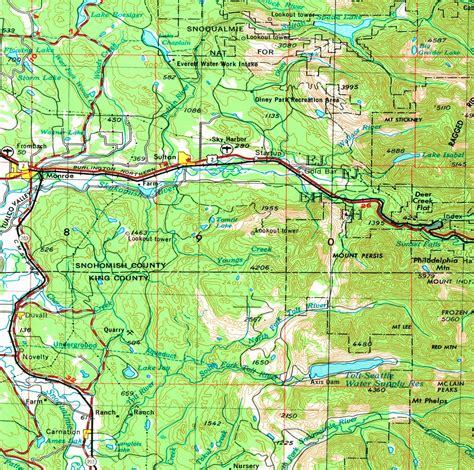 Wenatchee WA Topographic Map 1957 24 x 36 | Etsy