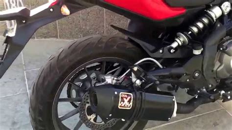 DSK BENELLI TNT 300 Ixil exhaust sound (extra muffler) - YouTube