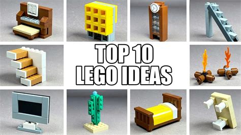 TOP 10 Easy LEGO Building Ideas Anyone Can Make | Without Technic - YouTube