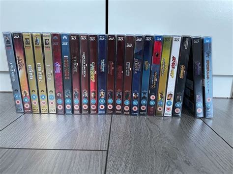 22 Marvel Cinematic Universe Mcu Blu Rays With Slipcovers Collection For Sale in Ballybough ...