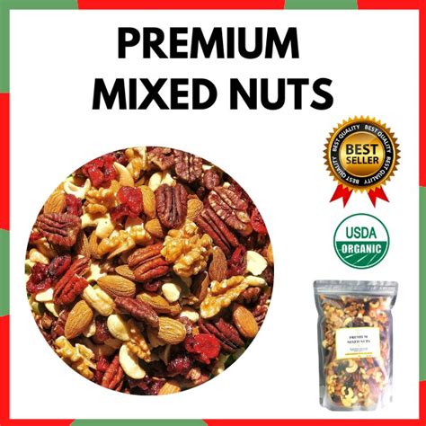 ORGANIC PREMIUM MIXED NUTS | Shopee Philippines