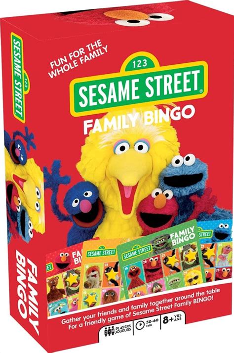 Buy Family Bingo - Sesame Street, Board Game | Sanity